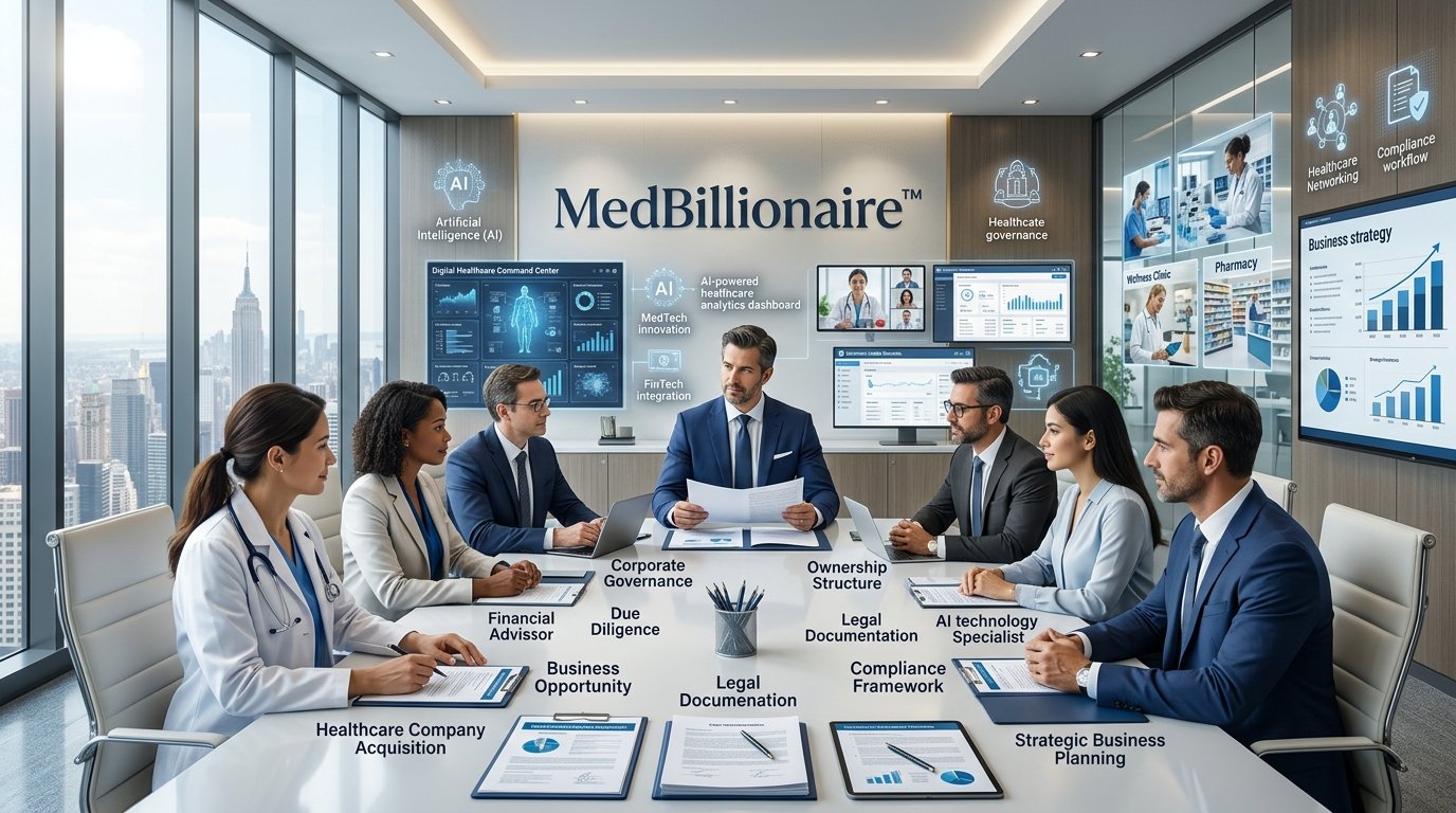 Healthcare Company Buying Requirements Under the MedBillionaire™ Ecosystem A Modern Approach to Healthcare Business Ownership